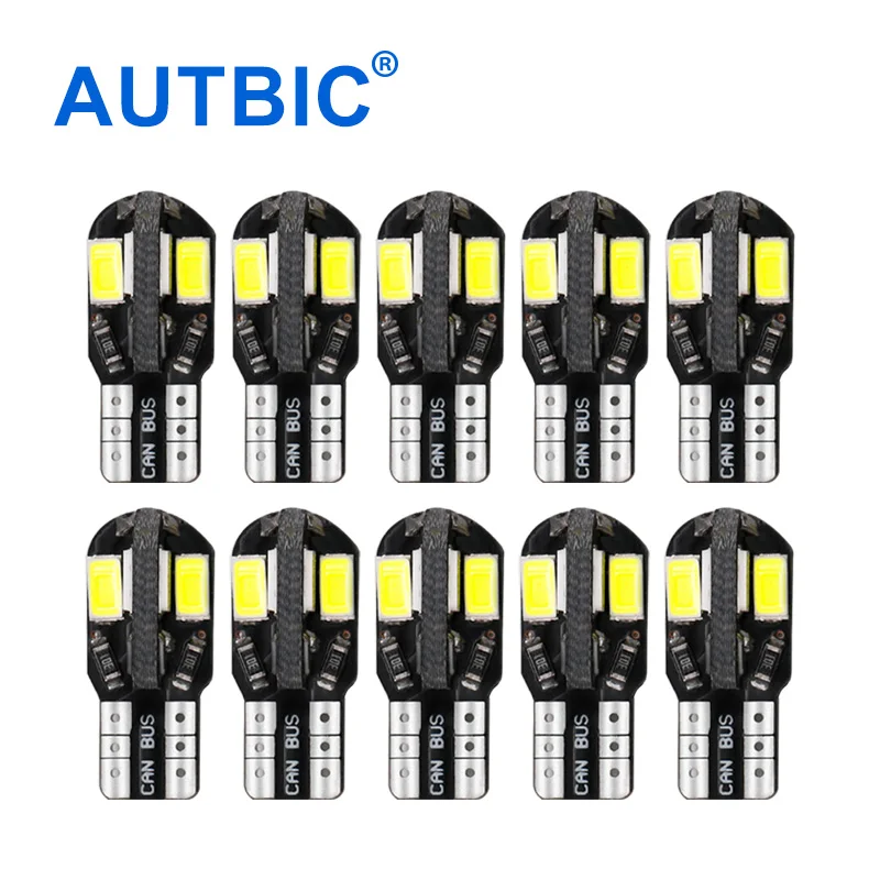 

Автолампа Автомобильная светодиодсветодиодный T10 w5w, 12 В, Canbus T10