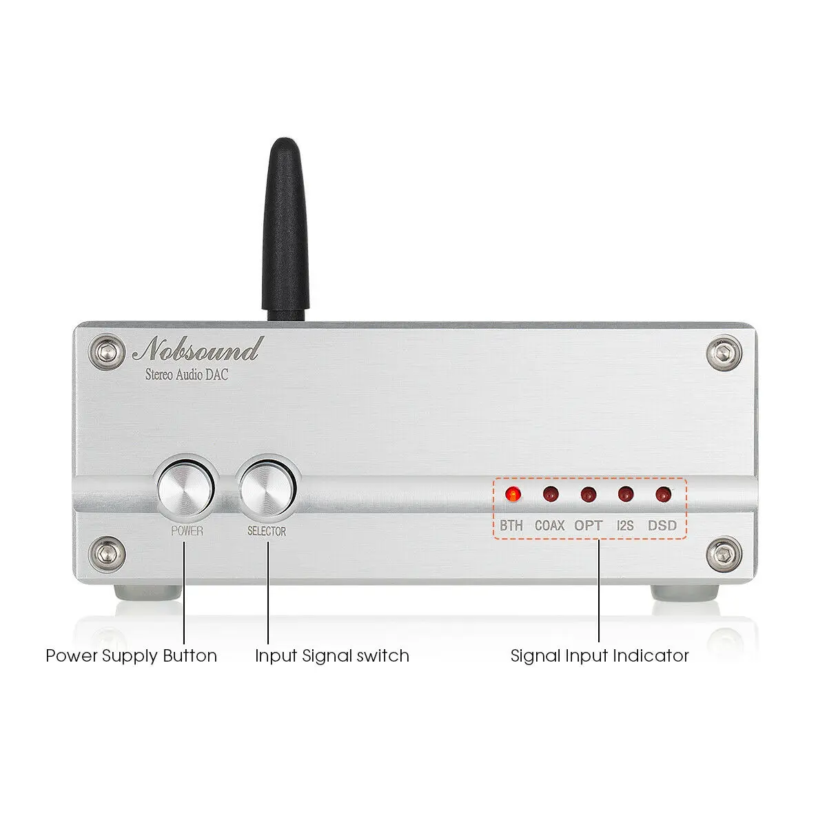 HiFi ES9038 Bluetooth 5,0 аудио декодер USB DAC Opt/коаксиальный пульт дистанционного управления OLED
