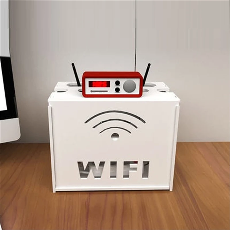 Беспроводной wifi приемный многофункциональный маршрутизатор Европа Вешалка Коробка шкаф полка розетка крышка стеки ТВ-приставка для хранения - Цвет: MODEL R
