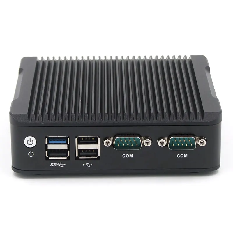 Четырехъядерный мини ПК J1900 DDR3L 8 ГБ ОЗУ mSATA SSD 256 2LAN порт Baytrail безвентиляторный Windows