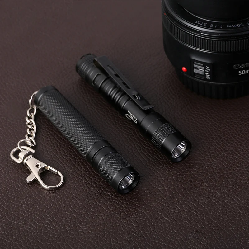 

Mamba Portable Mini Penlight XPE-R3 LED Flashlight Torch Hugsby XP-1 Pocket Light 1 Switch Modes Outdoor Camping Light USE AAA