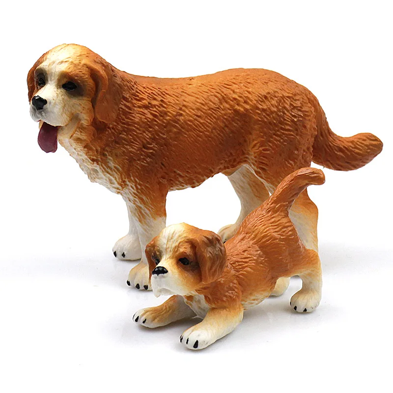 Маленькая собака кошка модель игрушки набор для ребенка играть фигурку Мальчик