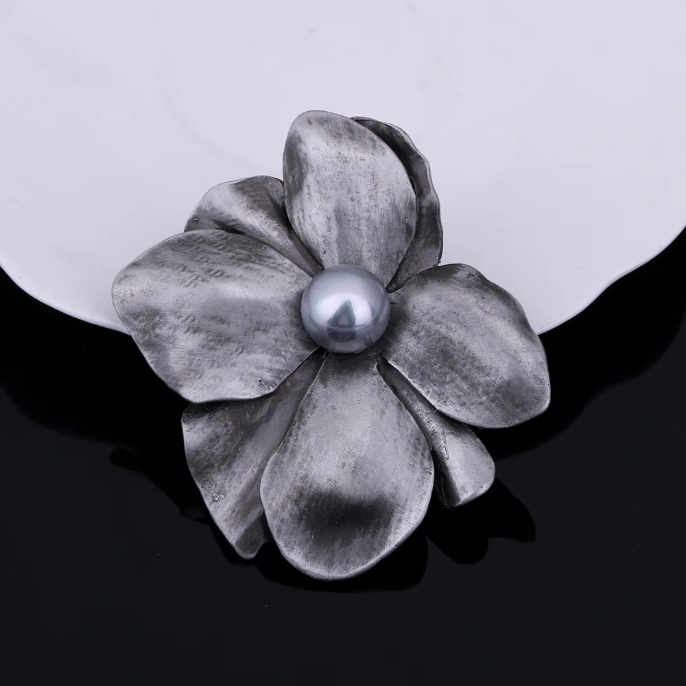2pcs Pearl Brooches Pin Flower Scarf Clip Buckle DIY Women Gift Clothing Accessories | Дом и сад