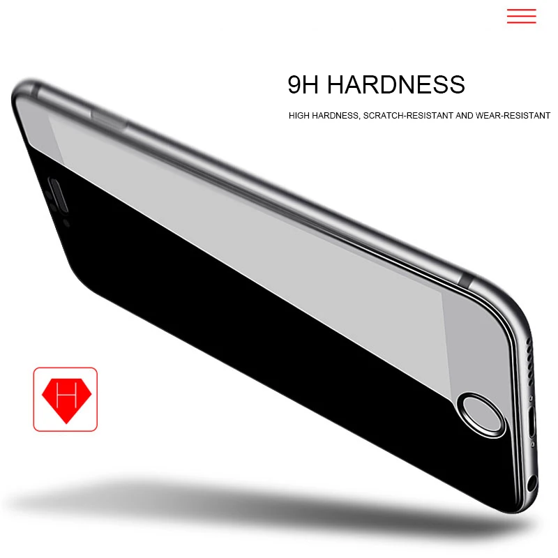 Caseier 5D закаленное стекло для iPhone X 6 6s 7 8 Защитная пленка экрана Galss 6S Plus 5 5S SE