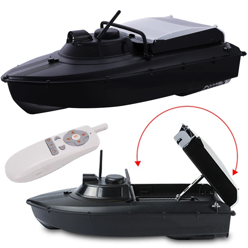 PDDHKK GPS Autopilot Fishing Bait Boat With Metal Blade Guard Auto Navigation Return Remote Control Fishing finder | Спорт и