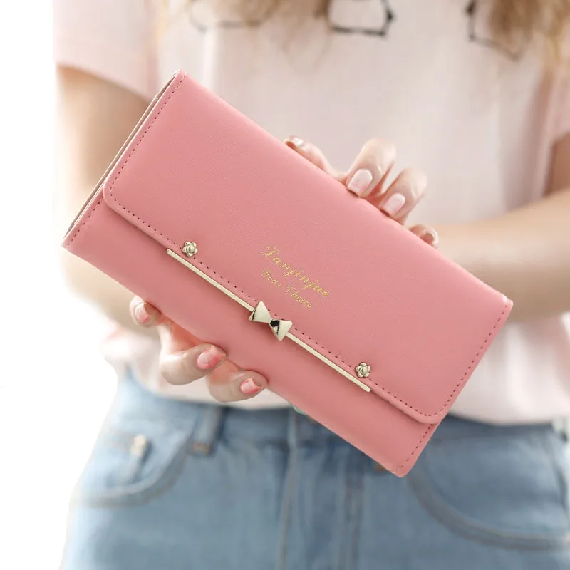 Женский кошелек 2017 модные бумажники из искусственной кожи держатель для карт