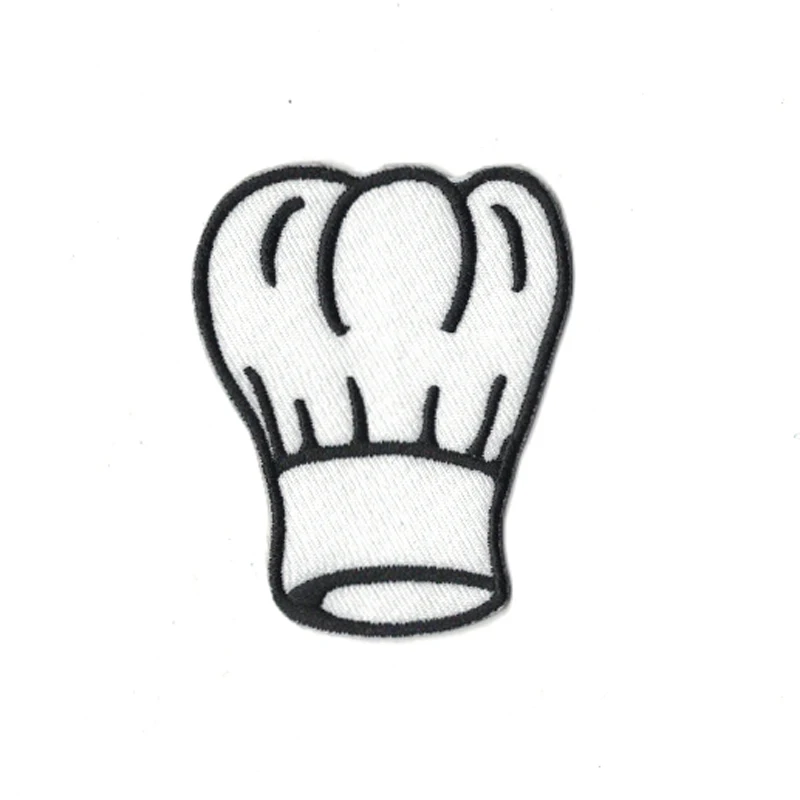 

Clothes patch Cartoon Chef hat ,Embroidered iron on patch