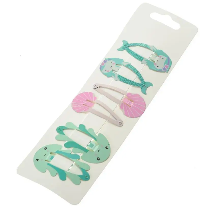 6pcs/set Cute Girls Baby Kids Children Hair Accessories Gift Snap Clips Hairpins headdress headwear J2 |