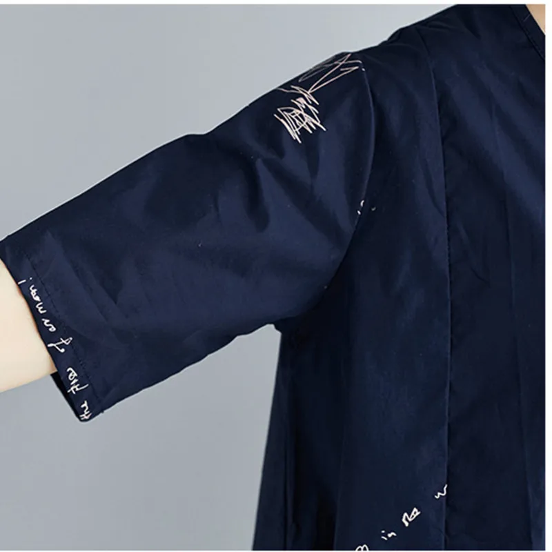 Новинка лета 2019 года. Свободные женские платья с круглым вырезом и коротким