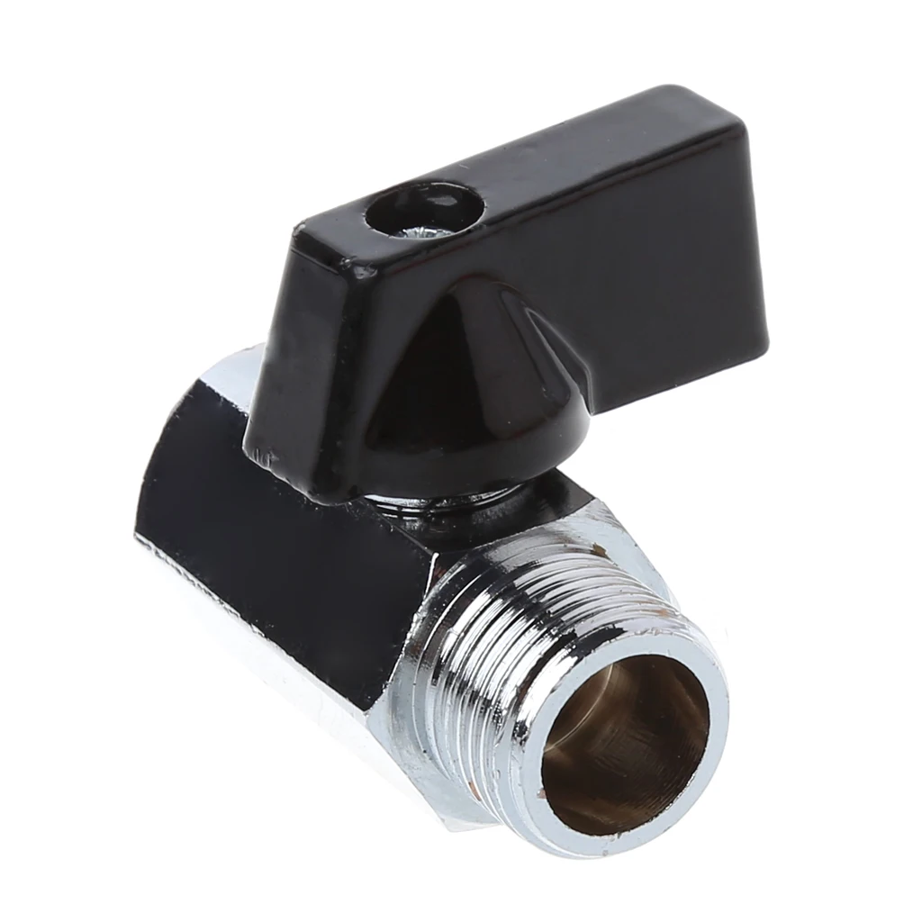 

Brass Mini Ball Valve 3/8" BSP Male to Female Thread Air Compressor Hose