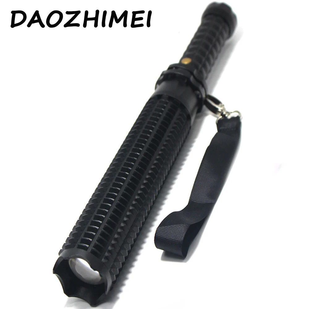 

Led flashlight 2000 lumens Q5 Self defense Tactical light Police flashlights Give 18650 battery Home Car-charger
