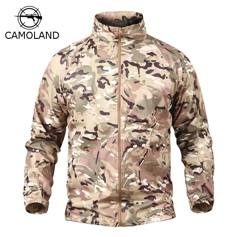 Летняя тактическая кожаная куртка водонепроницаемая дышащая мужская верхняя