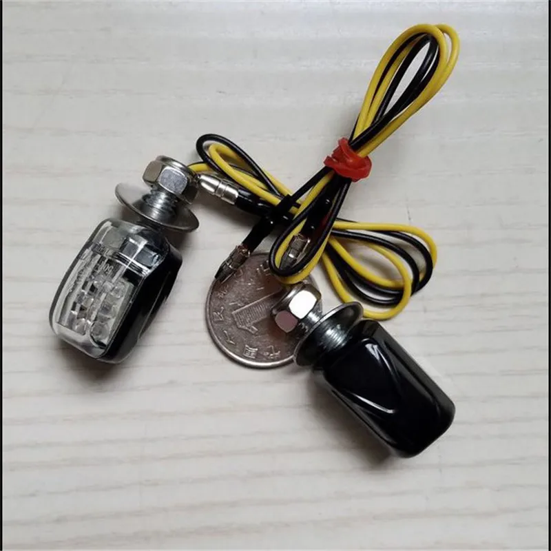 Светодиодный поворотник для мотоциклов 4 шт. индикаторы мотоцикла