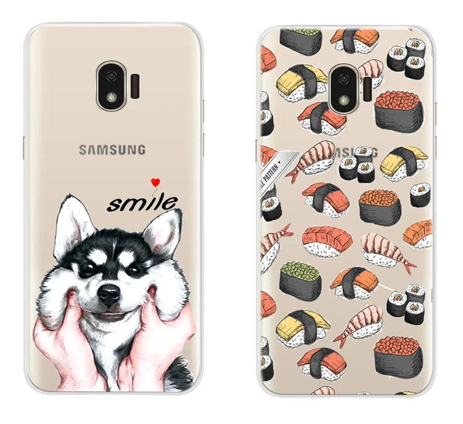 Чехол с рисунком для Samsung Galaxy J2 J250 SM-J250F Мягкий силиконовый чехол для задней панели телефона для Samsung J2 Pro J2Core J260F чехол