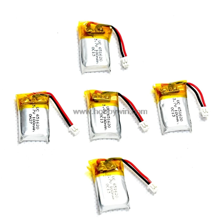 3 7 В/100 мАч 20C LiPO батарея 1 25 plug x5pcs для RC micro drone multirotor Lipolymer power|Детали и аксессуары| |