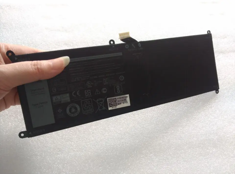 Аккумулятор для ноутбука 30 Втч 7VKV9 V55D0 9TV5X 0V55D0 09TV5X DELL Latitude 12 7275 XPS 9250|Батареи