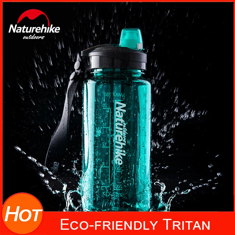 

Naturehike Sports Water Bottle 750ML / 1000ML Non-Toxic BPA Free & Eco-Friendly Tritan Bottle For Man Woman Girls Boys Teens