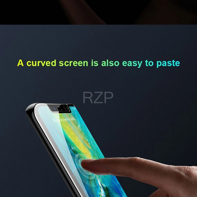 RZP 9D изогнутая Защитная пленка для экрана с полным покрытием для Huawei Mate 10 20 X lite профессиональная защитная пленка 3D мягкая животная пленка(не закаленное стекло
