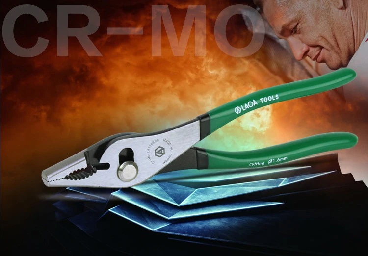 LAOA многофункциональные Cr-Mo плоскогубцы для склеивания труб гаечный ключ Стопорные плоскогубцы кусачки HRC58