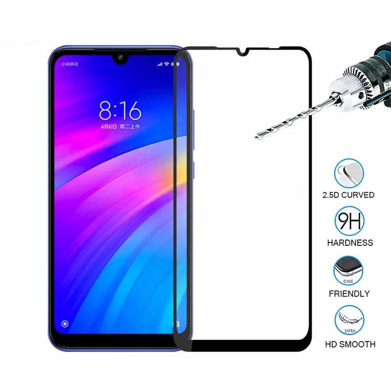 Защитное стекло для Xiaomi redmi note 7 pro полноразмерное покрытие xiomi 6 5 xiami mi a2 mia 2 lite