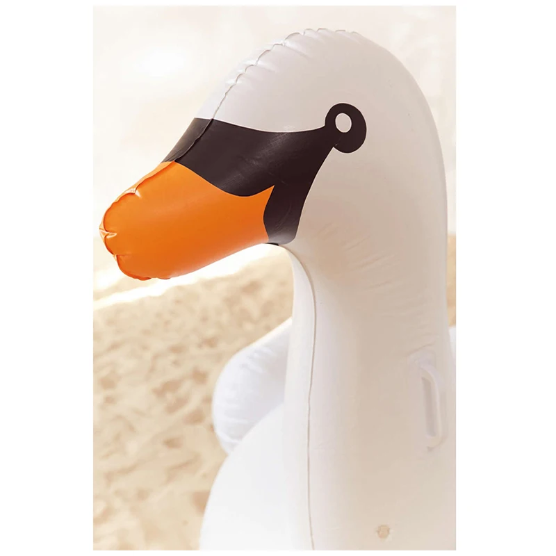 Надувной лебедь для бассейна 190 см 75 дюймов воздушный матрас фламинго плавающий