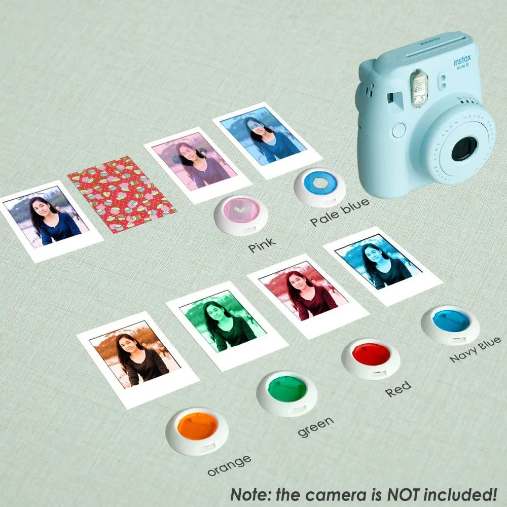 Neewer 35-in-1 Набор аксессуаров для Fujifilm Instax Mini 9 8 + 7 S 70 25 90: настольный альбом
