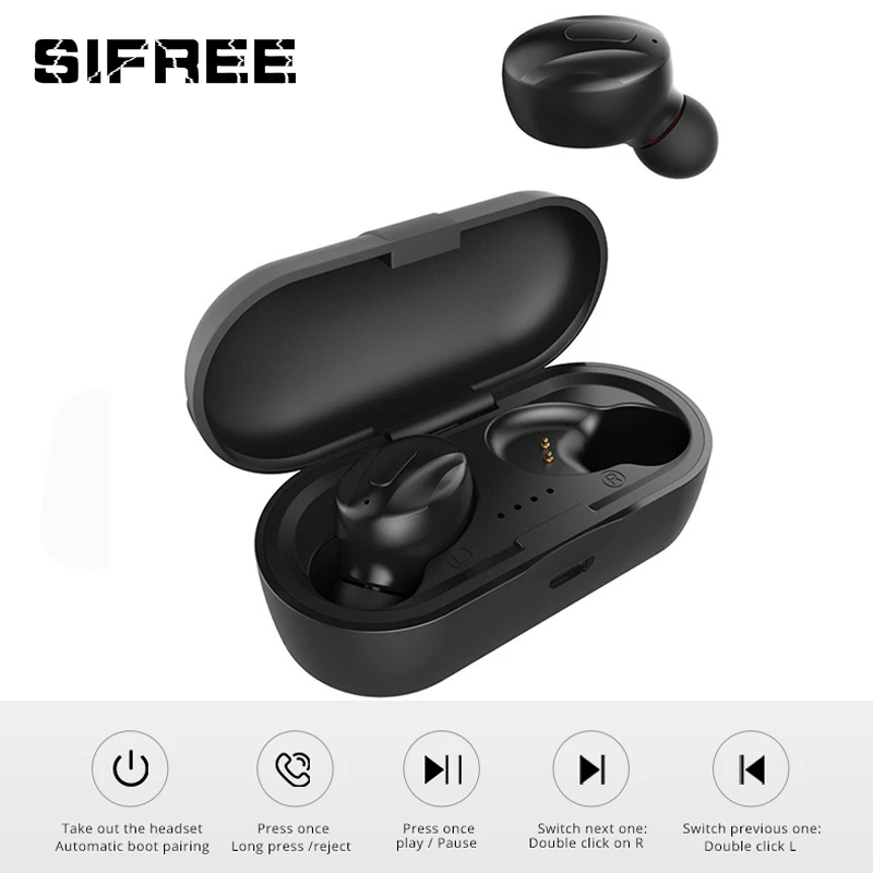 Мини невидимые беспроводные Bluetooth наушники миниатюрные двойные