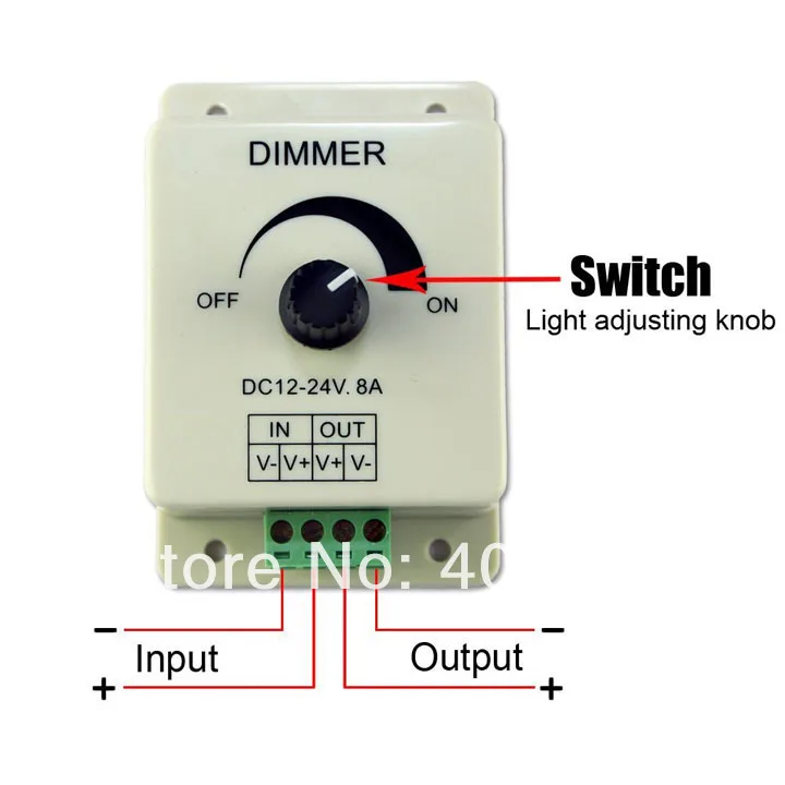 4 шт. Светодиодная лента 12 В 24 8 А 96 Вт|led dimmer|dimmer dcadjustable brightness |