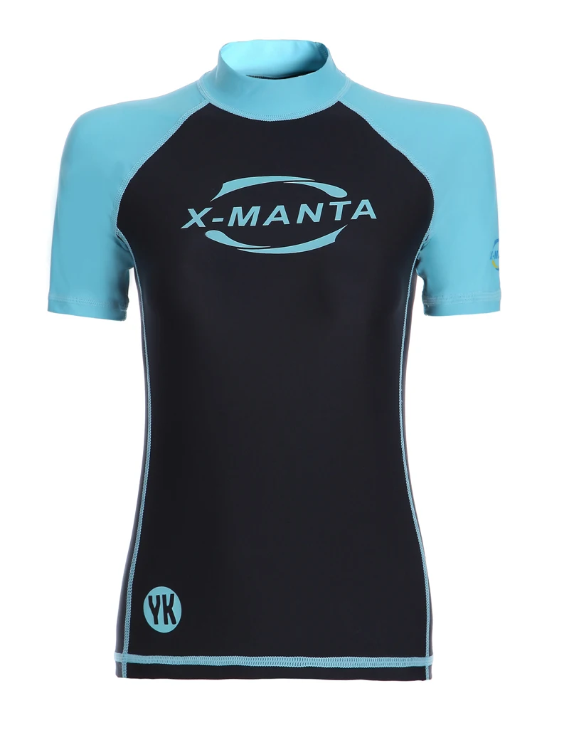 Женский купальник из полиэстера и спандекса с коротким рукавом | Спорт