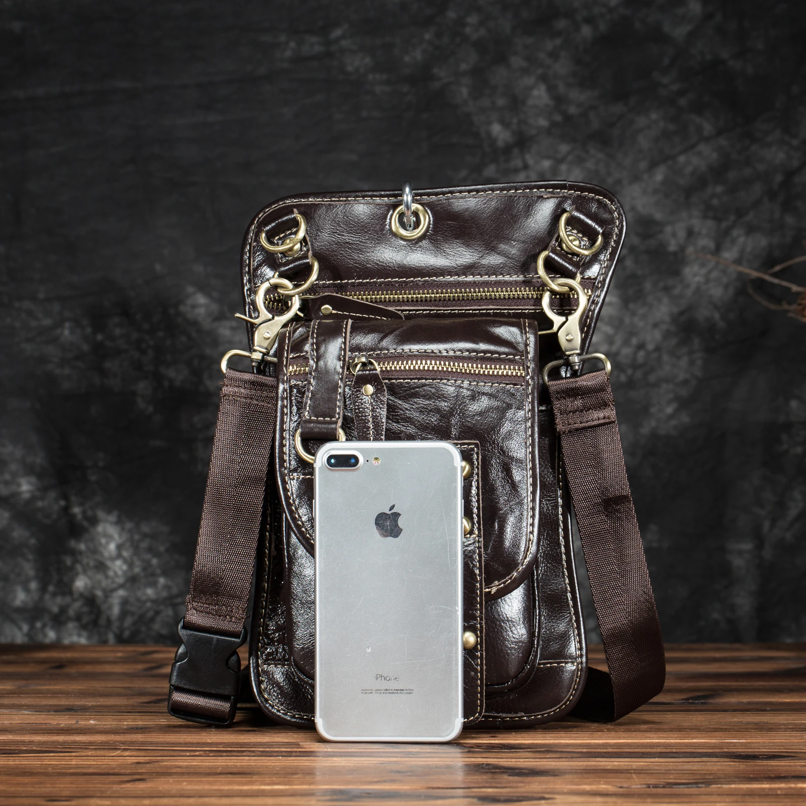 Дизайнерская Повседневная сумка мессенджер на ремне для мужчин модная забавная