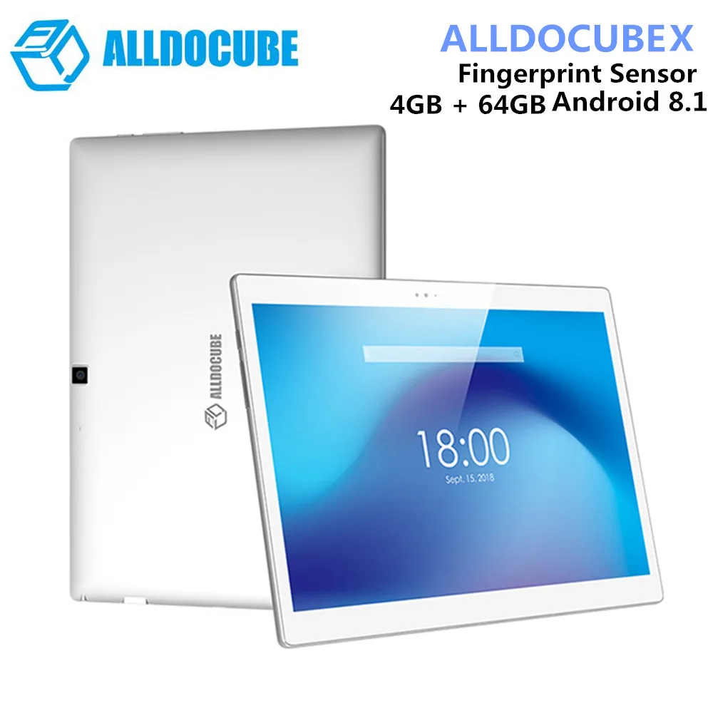 ALLDOCUBE X планшетный ПК 10,5 дюймов Android 8,1 MTK 8176 Hexa Core 1,7 ГГц 4 Гб ОЗУ 64 Гб 8,0 МП камера датчик отпечатков пальцев 8000 мАч