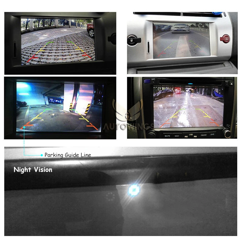 Универсальная 2017 новая водонепроницаемая HD CCD 8LED камера ночного видения