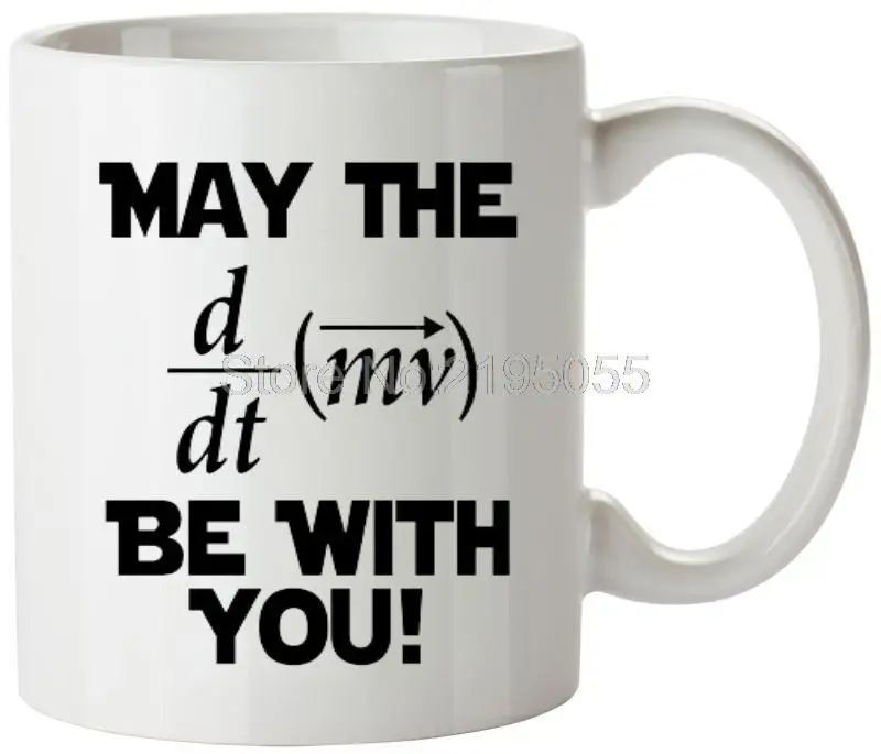 Пусть с тобой сила физика майки-мастер ботаник персонализированные кофейные