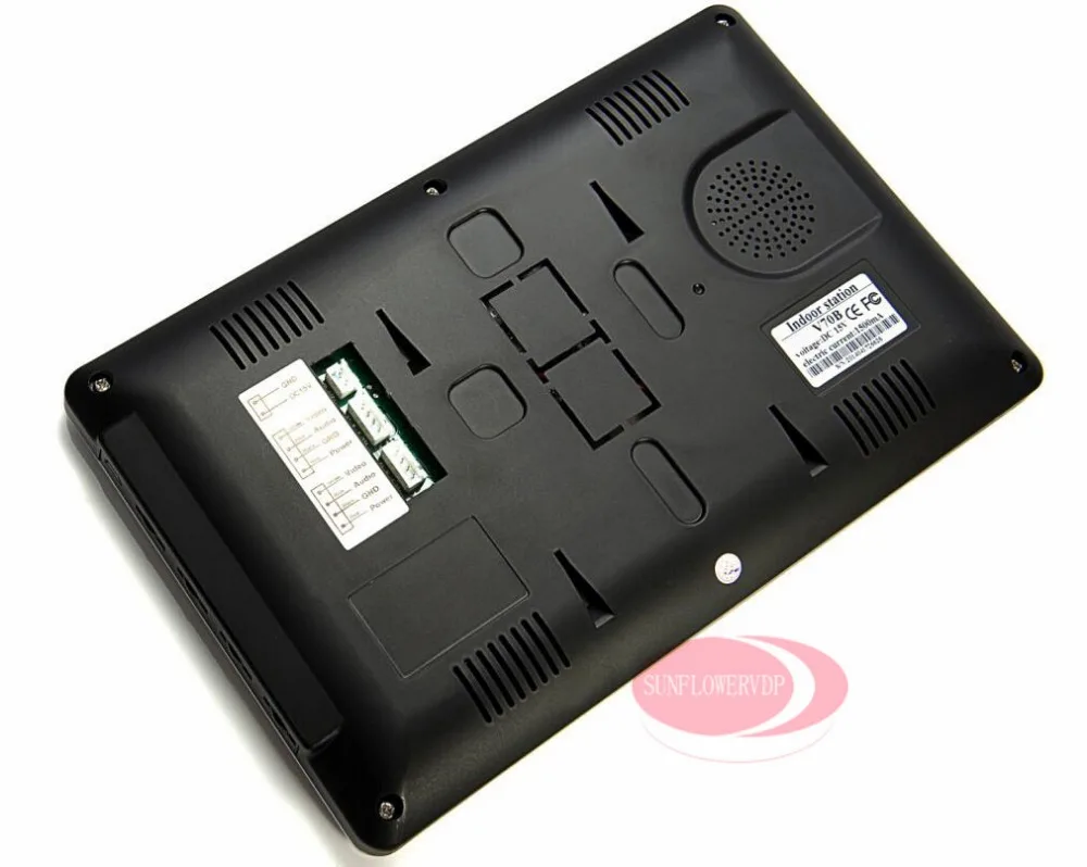 Видеодомофон 700 линий 7 дюймовый цветной ЖК дисплей Rfid + Разблокировка кода