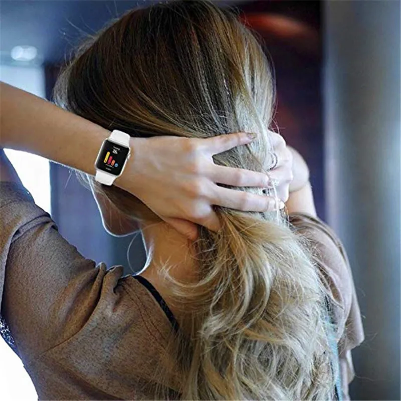 Спортивная мягкая силиконовая лента для наручных часов Apple Watch 4/3/2/1 Для мужчин's и Для женщин заменить Для мужчин t ремешок для наручных часов Iwatch серии 44/42/40/38 мм