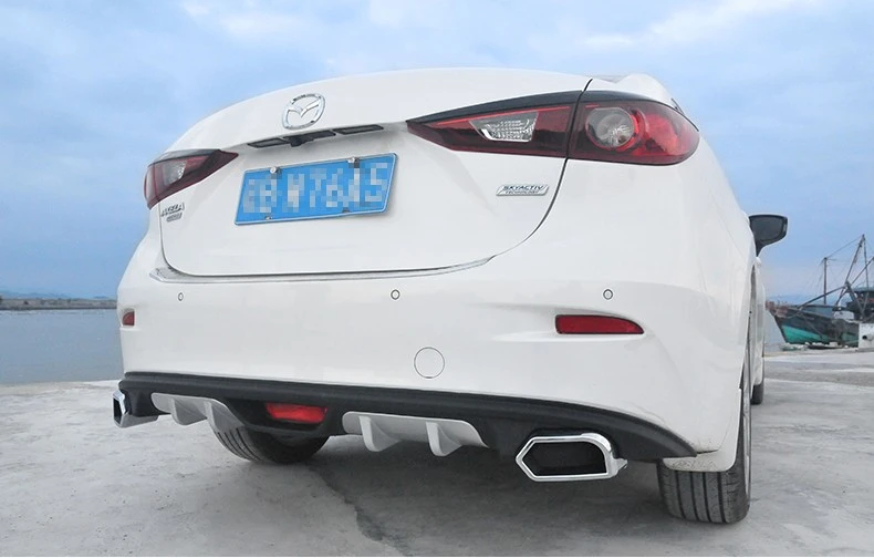 Для Mazda 3 Axela. задний спойлер бампер автомобиля диффузор Авто Интимные аксессуары