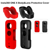 insta360 one x protective case lens silicone case insta 360 scratchproof protector cover for insta360 one x accessories