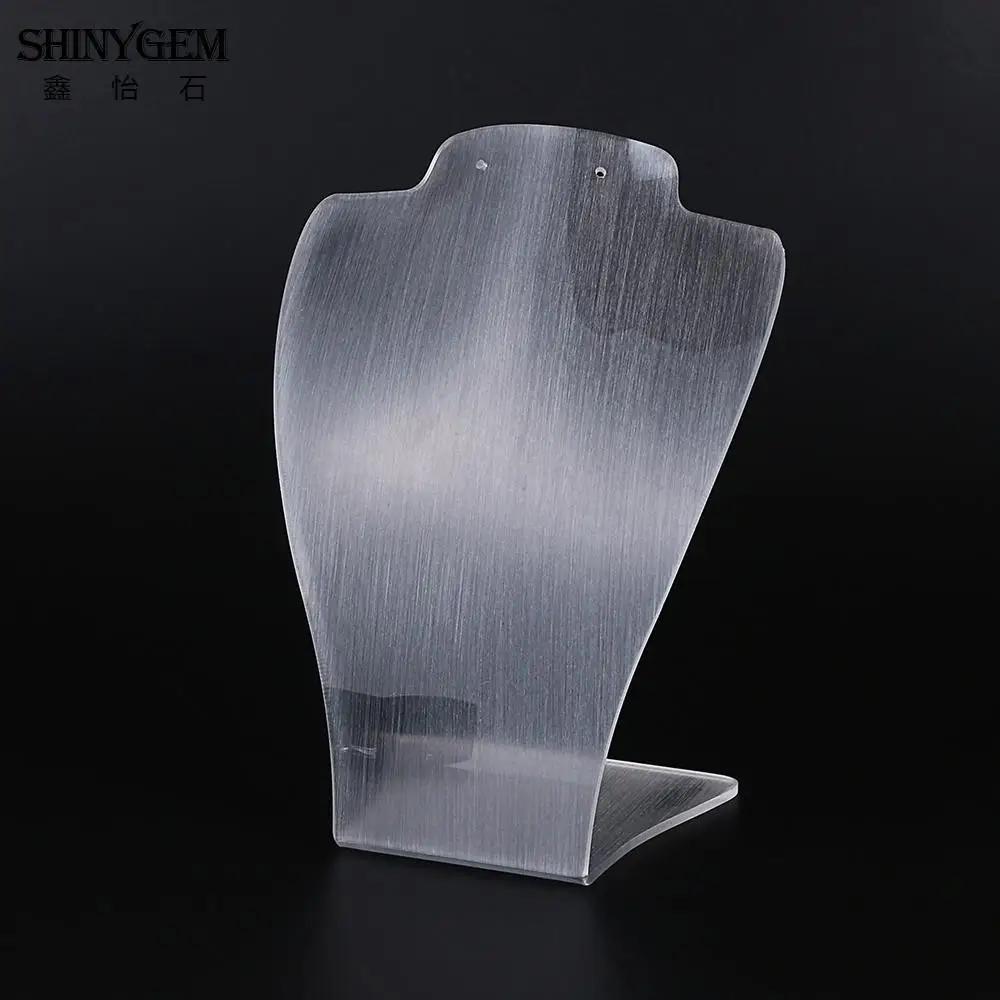 ShinyGem держатель для ожерелья Прозрачный матовый акриловый ювелирный дисплей