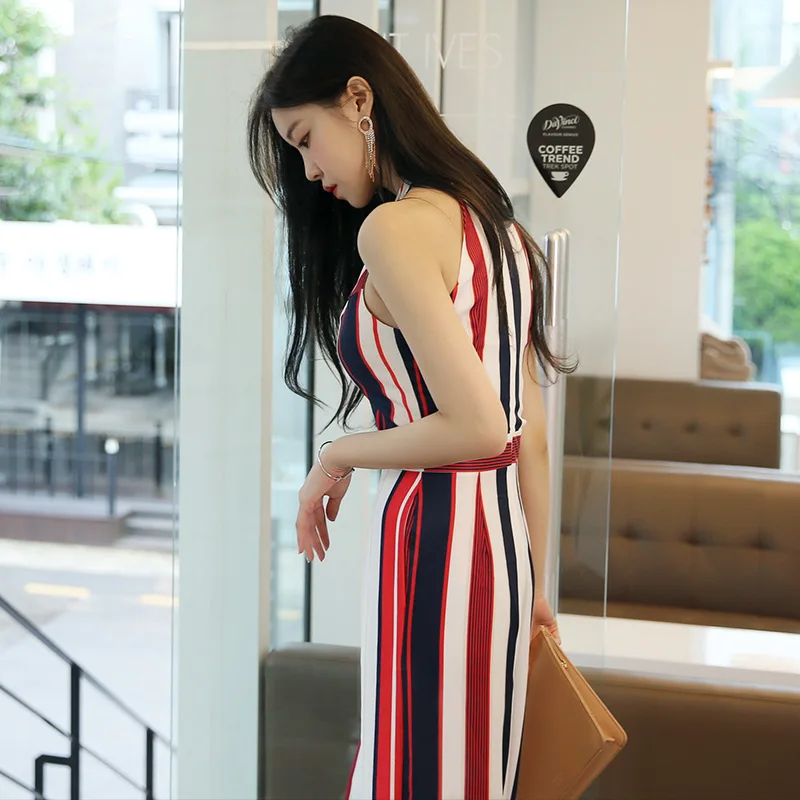 Летние женские комбинезоны без рукавов в европейском и американском стиле