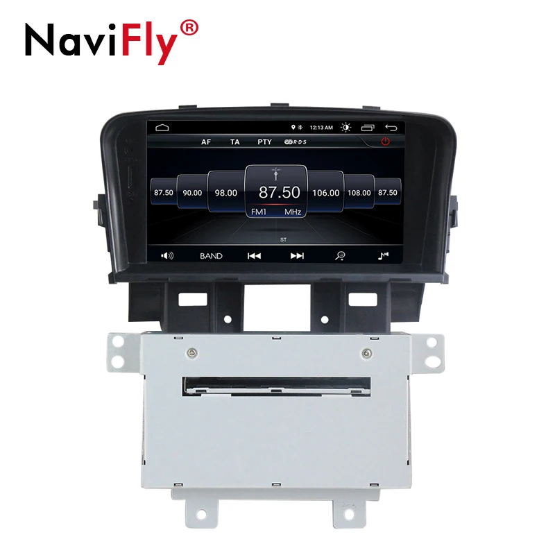 Автомобильный dvd радио плеер NaviFly Android 8 1 для Chevrolet Cruze 2008 2009 2010 2011 2012 автомобильный