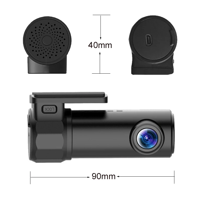 E ACE C14 Скрытая мини камера для автомобиля 1080P Wifi Dvr видеорегистратор видео