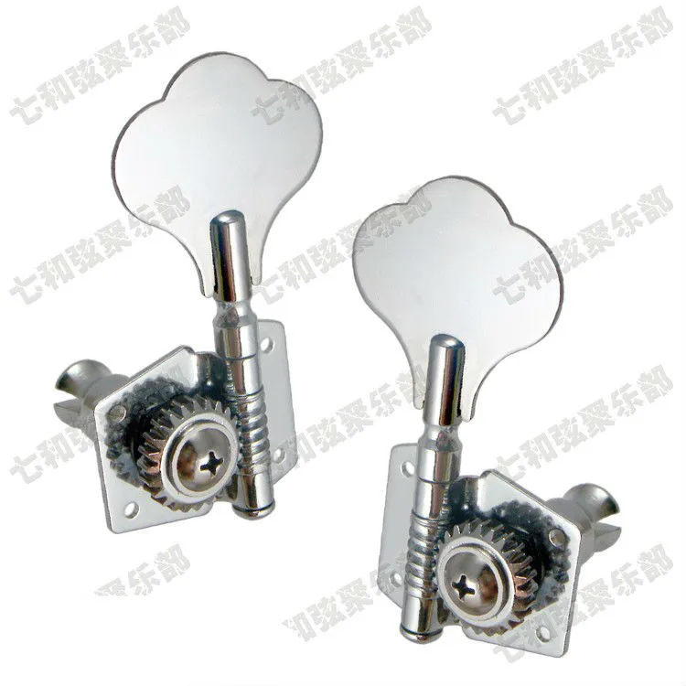 Набор 4R1L хромированные открытые электрические колышки для настройки бас гитары