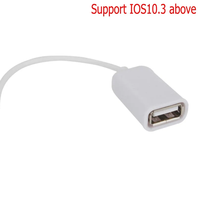 8-Pin OTG USB 2,0 Женский Кабель-адаптер для iPad 4 Air iPad5 iPad Mini Камера Комплект для подключения OTG cableadapter читателя - Цвет: B