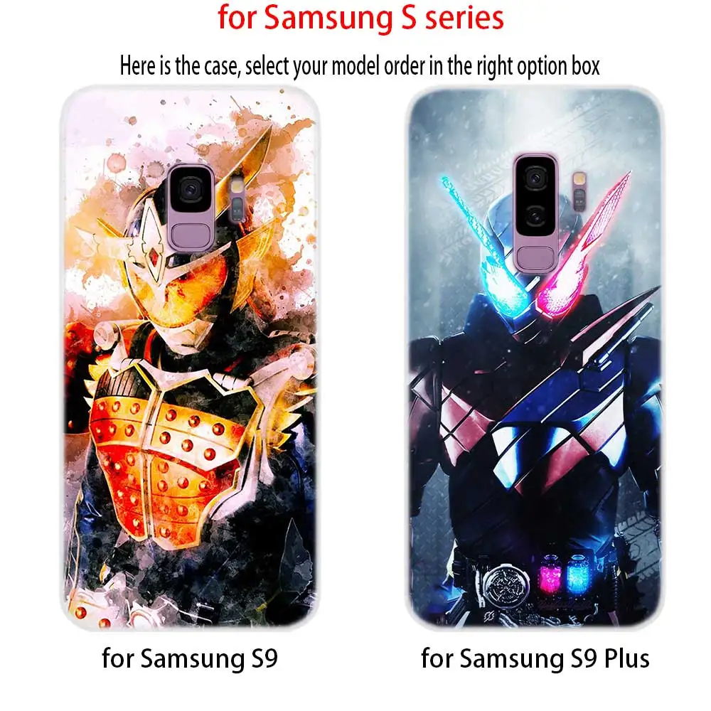 Мягкий чехол Kamen Rider с рисунком рыцаря Дракона Для Samsung Galaxy S7 Edge S8 S9 S10 S11 S20 S21 Plus Lite