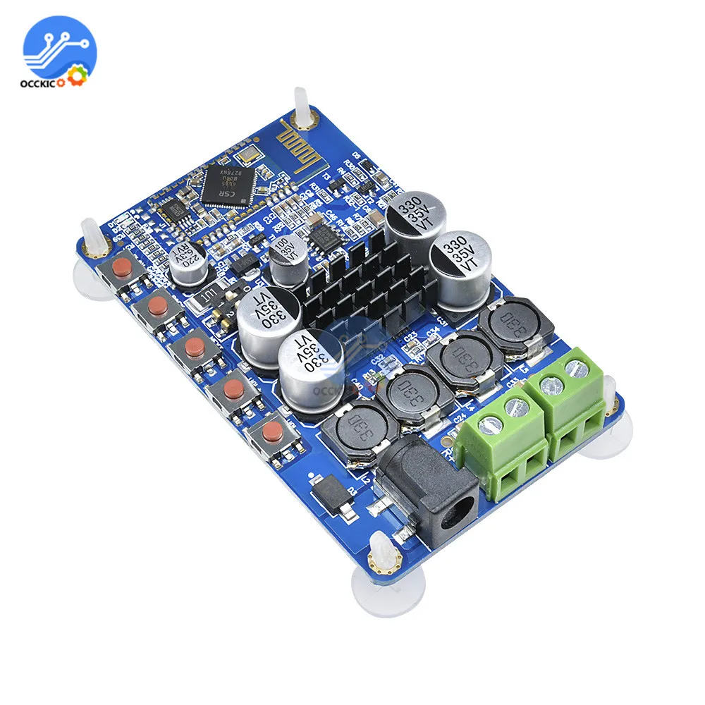 Плата цифрового усилителя TDA7492P Bluetooth 4 0 2x50 Вт 8 25 В постоянного тока|Операционные