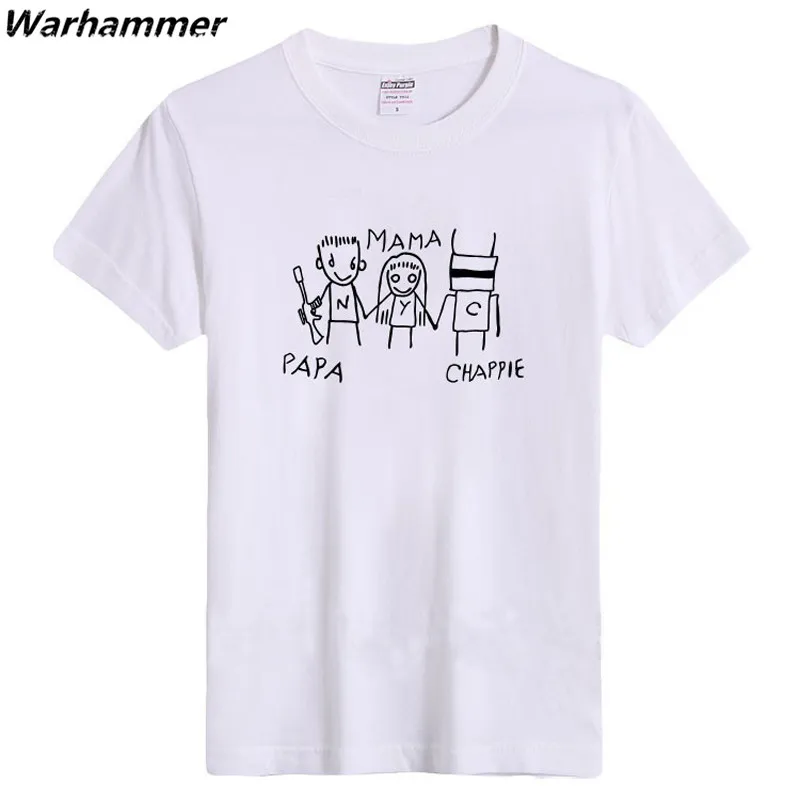 Warhammer Мужская футболка восхитительная чаппи флок с принтом летняя коротким