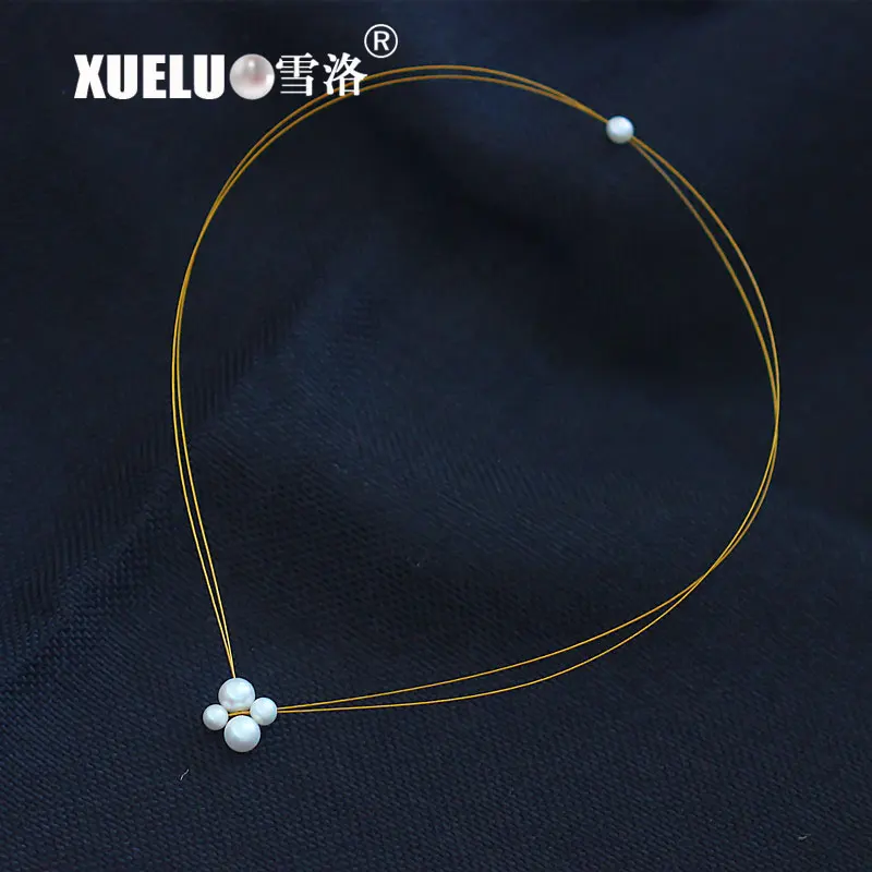 Круглая Подлинная жемчужная цепочка чокер для женщин 2018 | Украшения и аксессуары