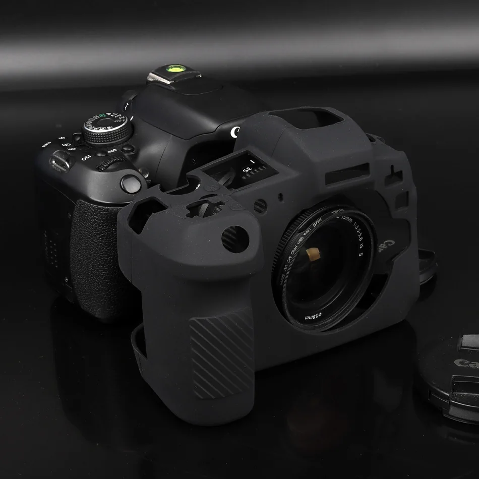 Силиконовый кожаный чехол брони Защитная сумка для камеры Canon EOS R M100 M10 M3 M6 6D 6D2 5D4