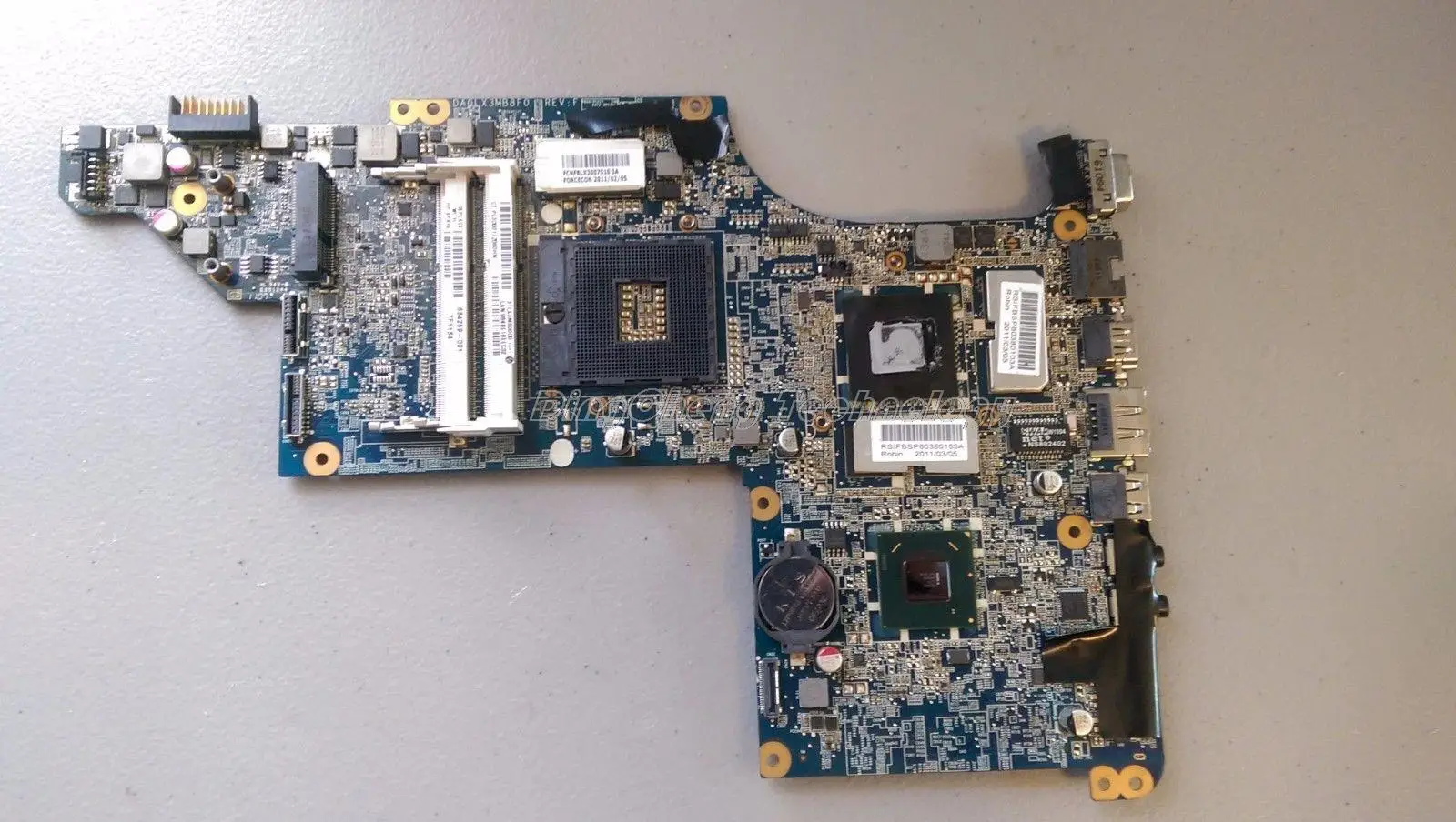  Laptop Motherboard For HP DV7 634259-001 DA0LX3MB8F0 6570/1G Mainboard HM65 DDR3 | Компьютеры и офис
