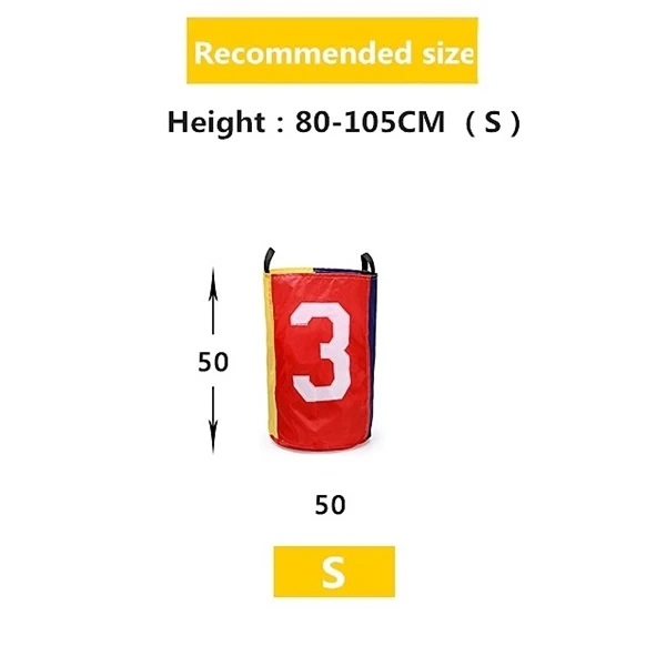 NO 3 S 50X50CM Детские игры на открытом воздухе мешок для прыжков спортивный баланс тренировочная игрушка для детей прыгать мешок картошки гоночные сумки кенгуру мешок для прыжков s - Цвет: NO 3 S 50X50CM